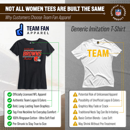 Cleveland Browns NFL Gameday Women's Relaxed Fit T-shirt - Black