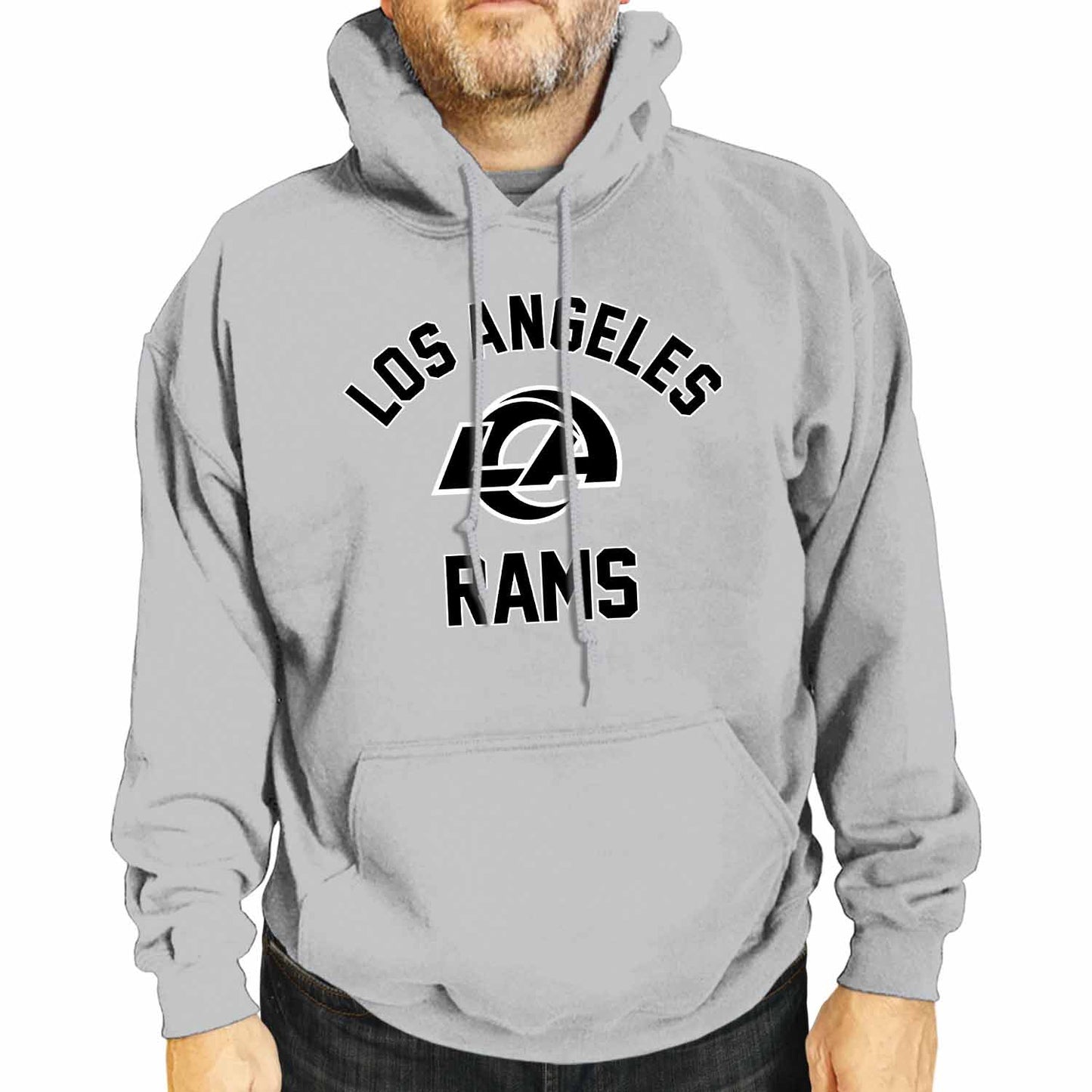 Los Angeles Rams Gameday Hoodie Pullover Sweatshirt - Sport Gray