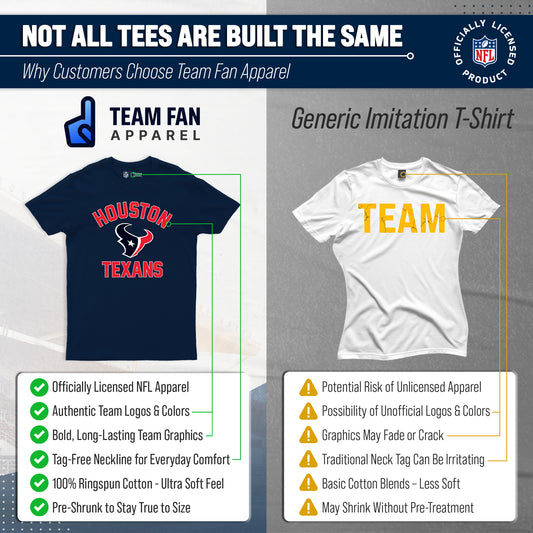 Houston Texans NFL Gameday T-Shirt for Men and Women - Navy