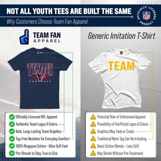 Houston Texans NFL Youth Overtime T-Shirt - Navy