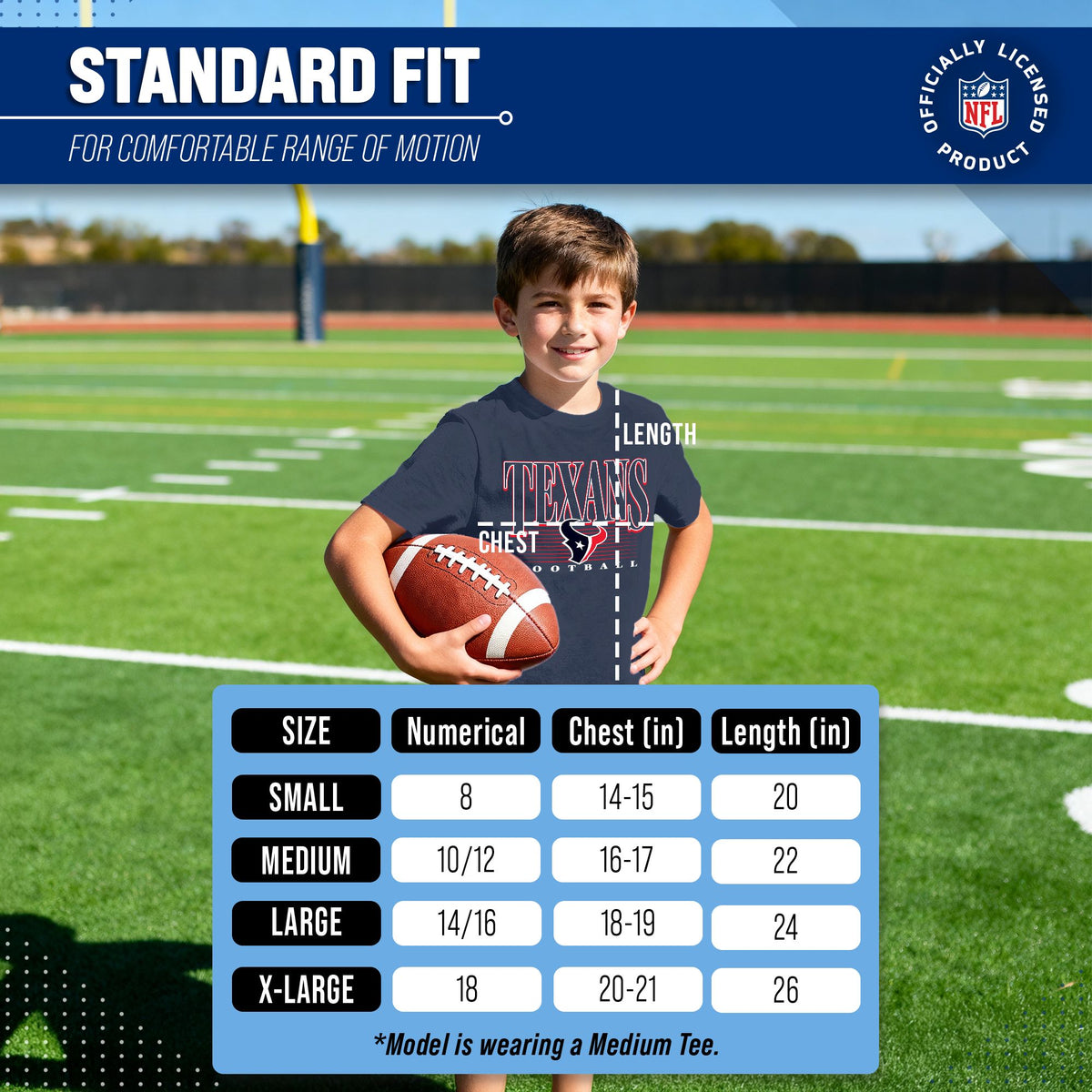 Houston Texans NFL Youth Overtime T-Shirt - Navy