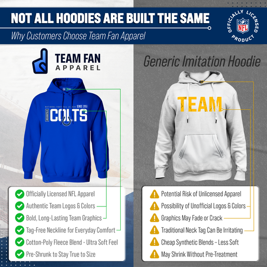 Indianapolis Colts NFL Modern Endzone Fleece Hoodie Royal Sweatshirt - Royal