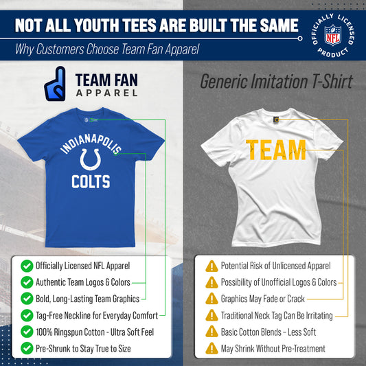 Indianapolis Colts Youth NFL Football T-Shirt - Royal