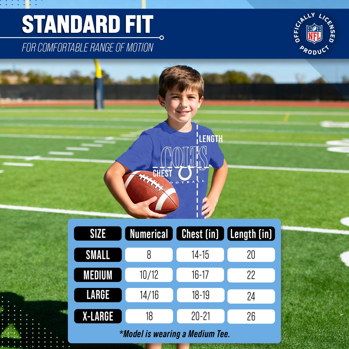 Indianapolis Colts NFL Youth Overtime T-Shirt - Royal