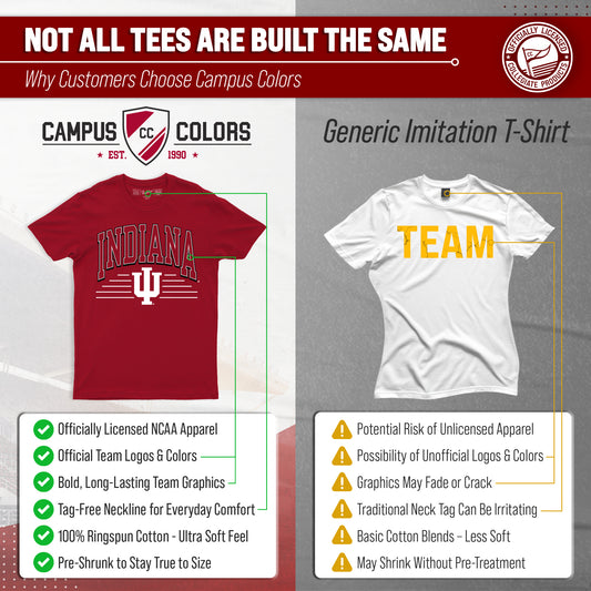 Indiana Hoosiers NCAA Overtime Classics Unisex T-Shirt - Cardinal