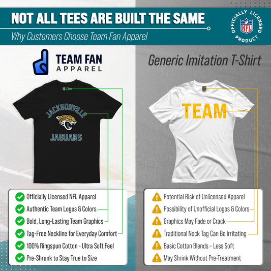Jacksonville Jaguars NFL Gameday T-Shirt for Men and Women - Black