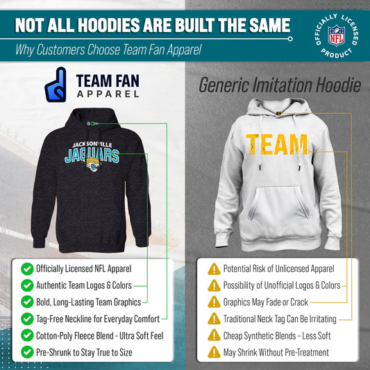 Jacksonville Jaguars Starting Fresh Hoodie - Black Heather