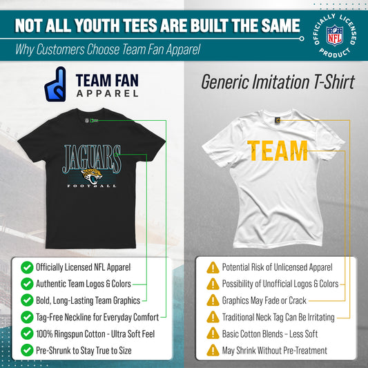 Jacksonville Jaguars NFL Youth Overtime T-Shirt - Black