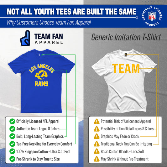 Los Angeles Rams Youth NFL Football T-Shirt - Royal