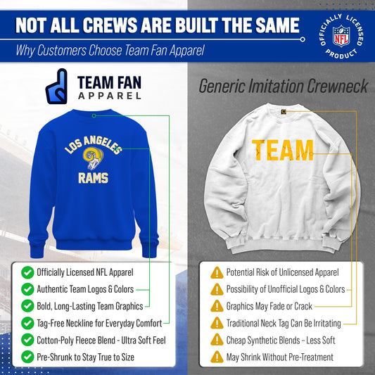 Los Angeles Rams Gameday Crewneck Sweatshirt - Royal