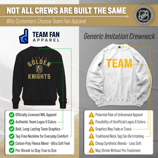NFL Gameday Crewneck Sweatshirt, Cotton Fleece Pullover Men Women