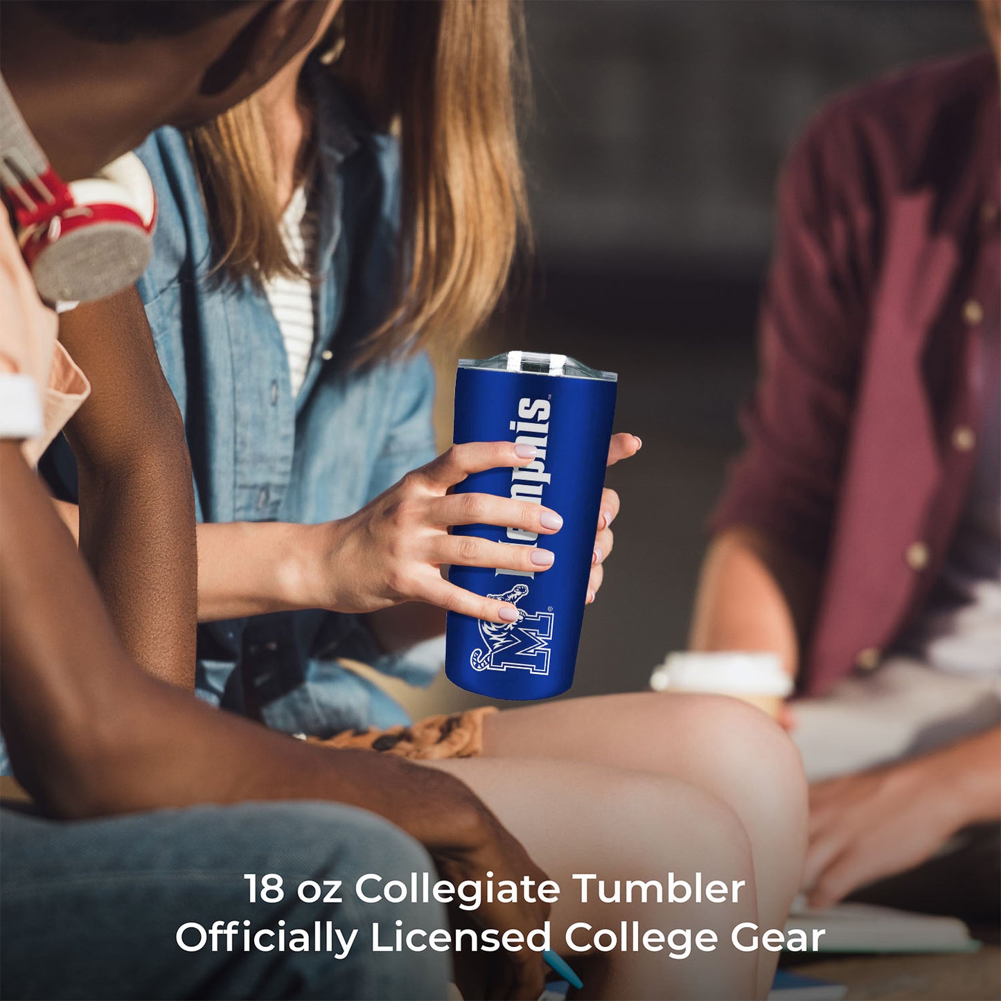 Memphis Tigers Campus Colors Memphis Tigers NCAA Tumbler - Royal