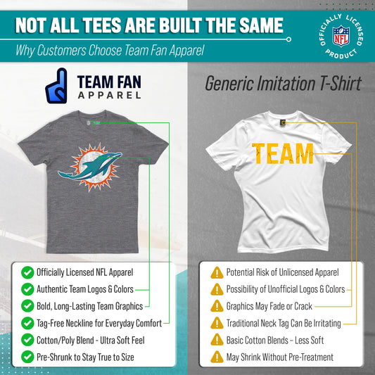 Miami Dolphins NFL Throwback Tee - Team Color