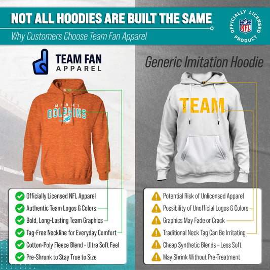 Miami Dolphins Starting Fresh Hoodie - Orange