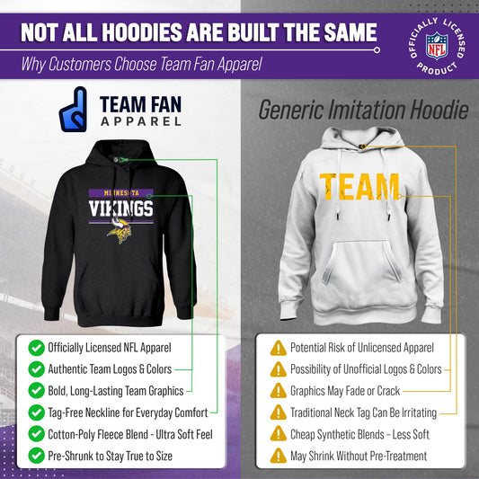 Minnesota Vikings Charcoal Gameday Hoodie - Charcoal