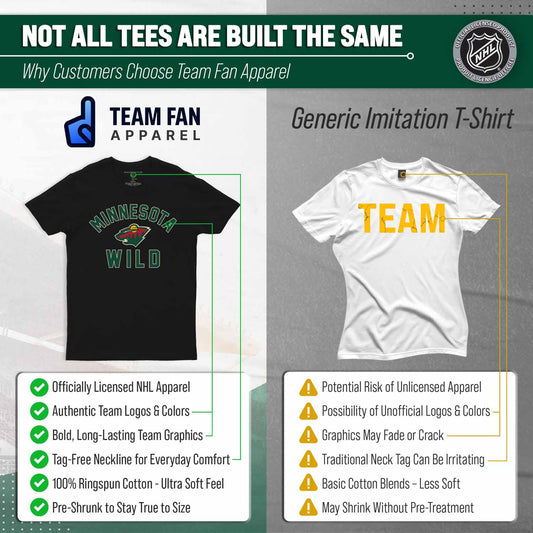 Minnesota Wild NHL Gameday T-Shirt - Black
