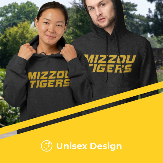 Missouri Tigers NCAA Fan Hoodie Sweatshirt Men Women - Charcoal