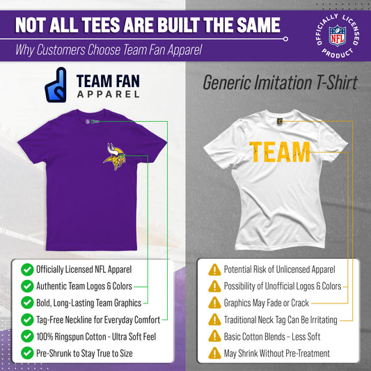 Minnesota Vikings NFL Final Countdown T-Shirt Men Women - Purple
