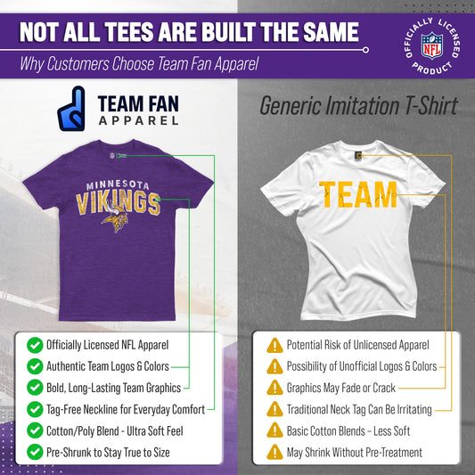 Minnesota Vikings Starting Fresh Tee - Purple