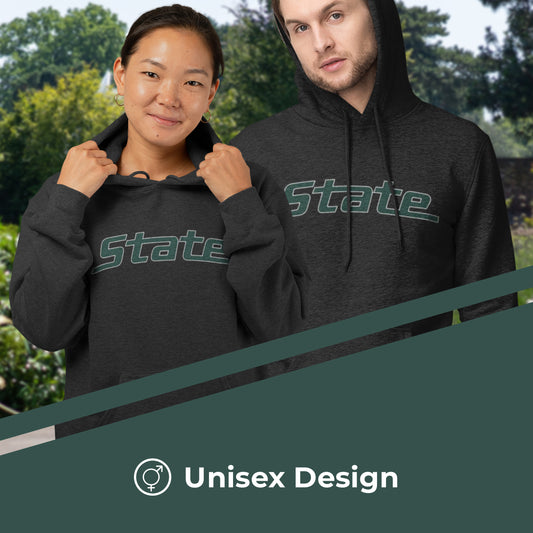 Michigan State Spartans Mississippi State Bulldogs NCAA Fan Hoodie Sweatshirt Men Women - Charcoal