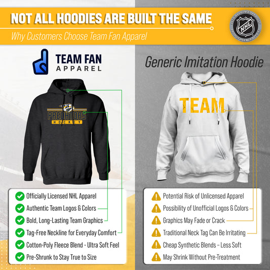 Nashville Predators Predators Hoodie Sweatshirt for Men and Women - Charcoal