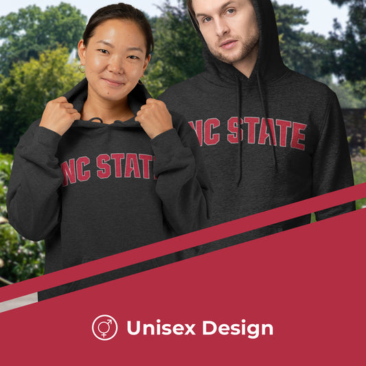 NC State Wolfpack NCAA Fan Hoodie Sweatshirt Men Women - Charcoal