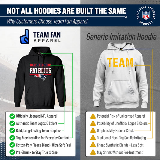 New England Patriots Charcoal Gameday Hoodie - Charcoal