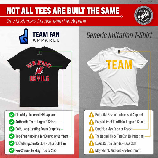 New Jersey Devils NHL Gameday T-Shirt - Black