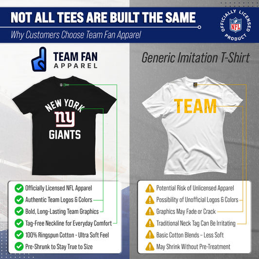 New York Giants NFL Gameday T-Shirt for Men and Women