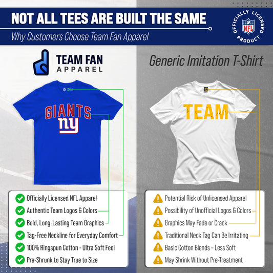 New York Giants NFL Licensed Home Team T-Shirt - Royal