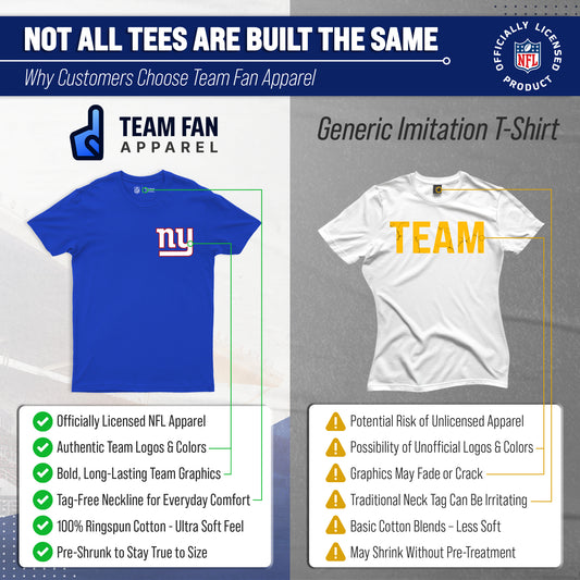 New York Giants NFL Final Countdown T-Shirt Men Women - Royal