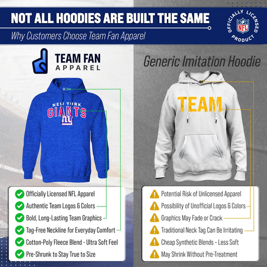 New York Giants Starting Fresh Hoodie - Royal