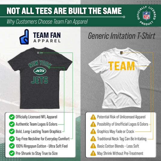 New York Jets NFL Gameday T-Shirt for Men and Women - Gray