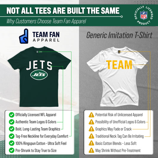 New York Jets NFL Licensed Home Team T-Shirt - Forest Green