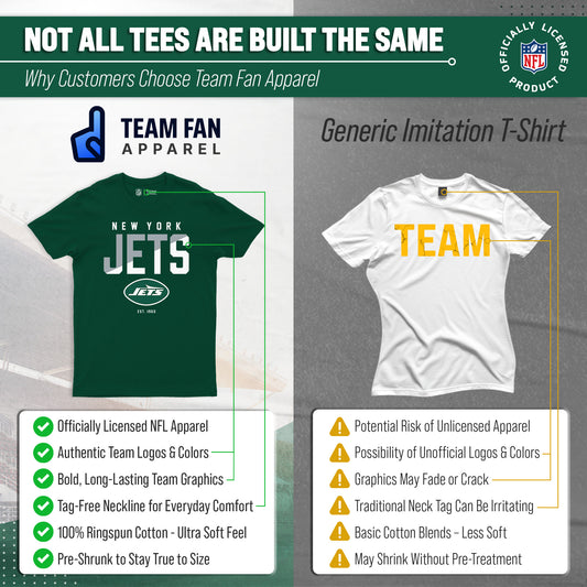 New York Jets NFL Color Block Tee - Forest Green
