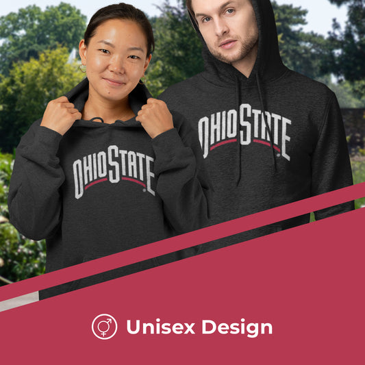Ohio State Buckeyes NCAA Fan Hoodie Sweatshirt Men Women - Charcoal