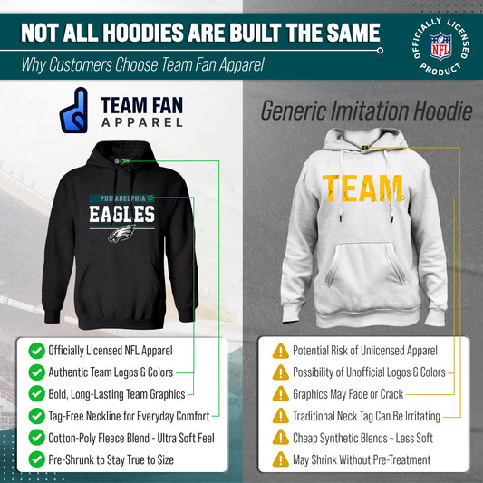 Philadelphia Eagles Charcoal Gameday Hoodie - Charcoal