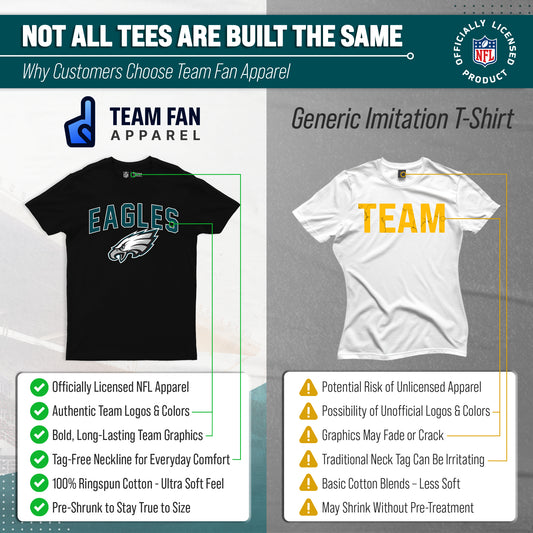 Philadelphia Eagles NFL Licensed Home Team T-Shirt - Black