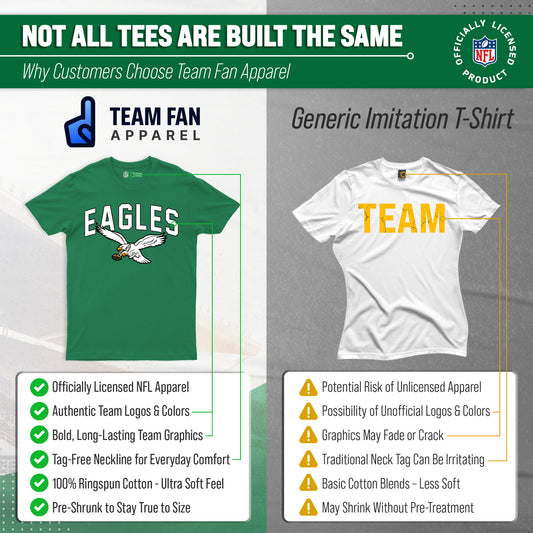 Philadelphia Eagles NFL Licensed Home Team T-Shirt - Kelly Green