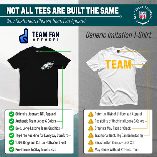 Philadelphia Eagles NFL Final Countdown T-Shirt Men Women - Black