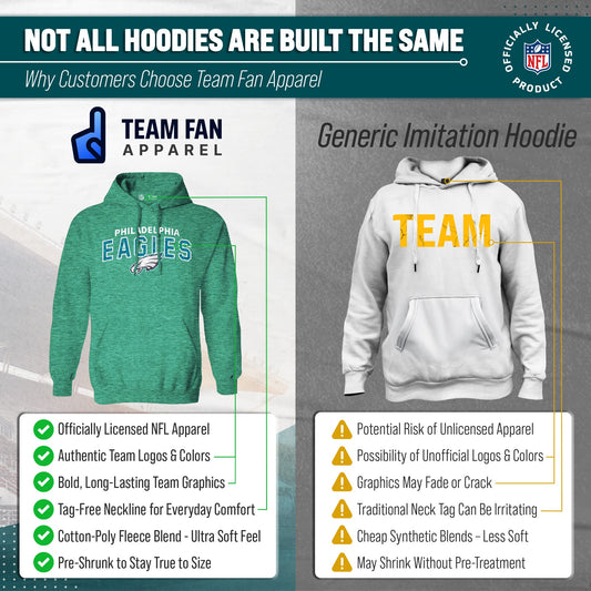 Philadelphia Eagles Starting Fresh Hoodie - Kelly Green