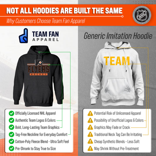 Philadelphia Flyers Flyers Hoodie Sweatshirt for Men and Women - Charcoal
