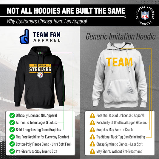 Pittsburgh Steelers Charcoal Gameday Hoodie - Charcoal