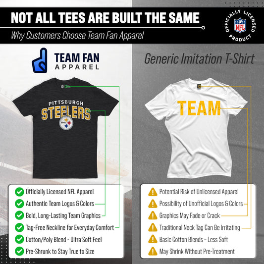 Pittsburgh Steelers Starting Fresh Tee - Black