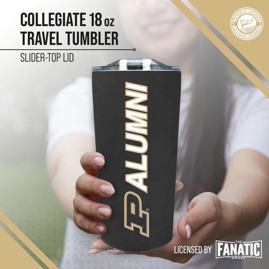 Purdue Boilermakers Alumni Tumbler 18oz NCAA - Black