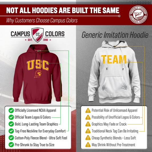 SCAL Arch & Logo Gameday Hoodie - Cardinal