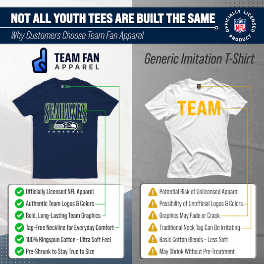 Seattle Seahawks NFL Youth Overtime T-Shirt - Navy