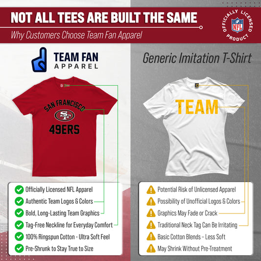 San Francisco 49ers NFL Gameday T-Shirt for Men and Women - Red