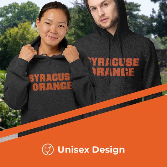 Syracuse Orange NCAA Fan Hoodie Sweatshirt Men Women - Charcoal