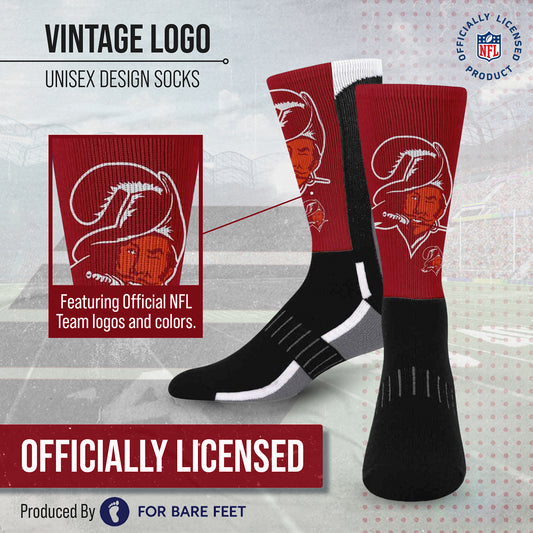 Tampa Bay Buccaneers NFL V Curve Socks - Team Color